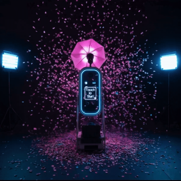 Fotospiegel mit Konfetti mieten in Limburg